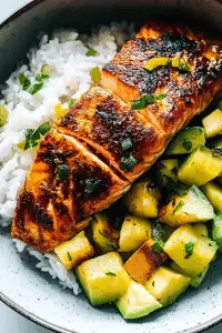 grilled salmon