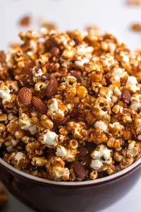 maple almond popcorn