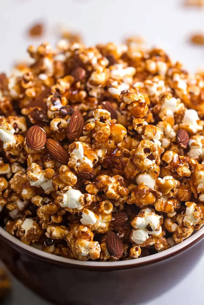 maple almond popcorn