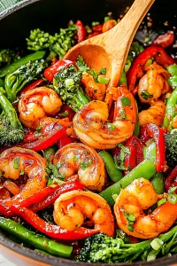 shrimp stir-fry