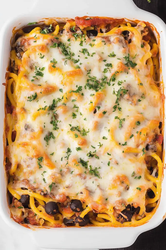 spaghetti casserole