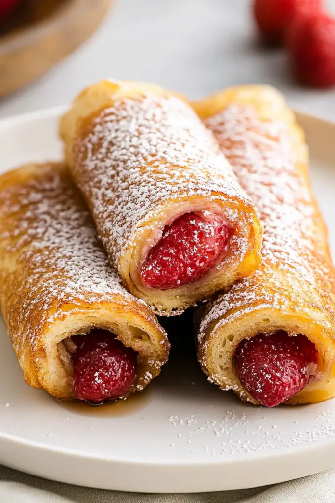 French toast roll-ups