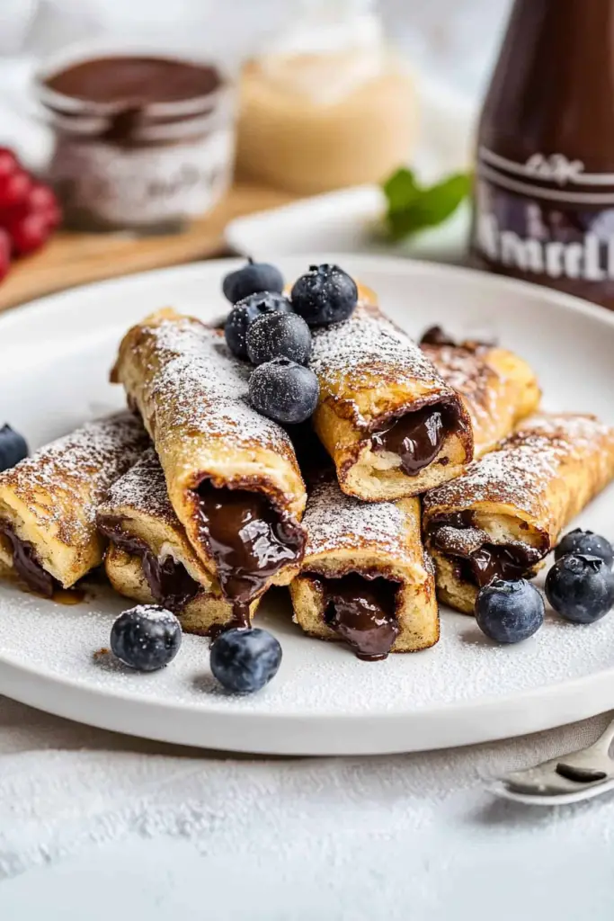 Nutella French Toast Rollups