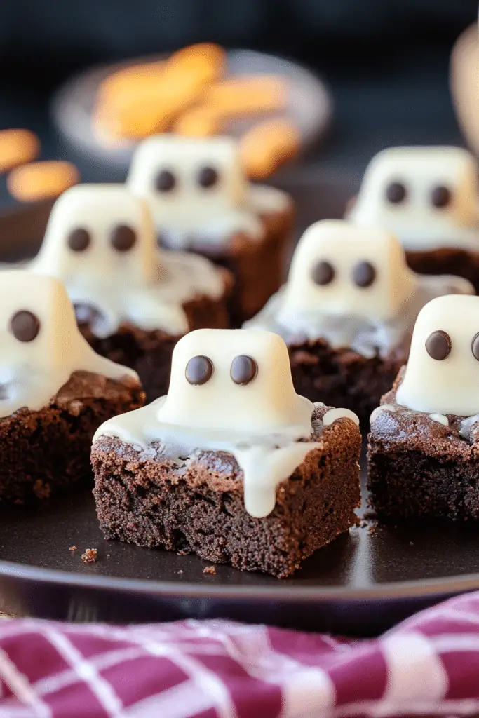 ghost brownies