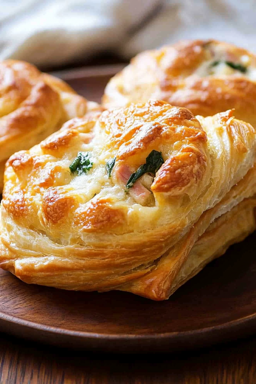 ham and cheese puffs