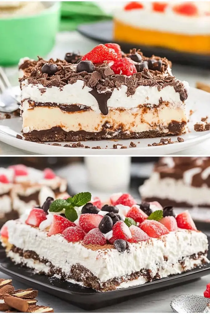 no-bake dessert lasagna