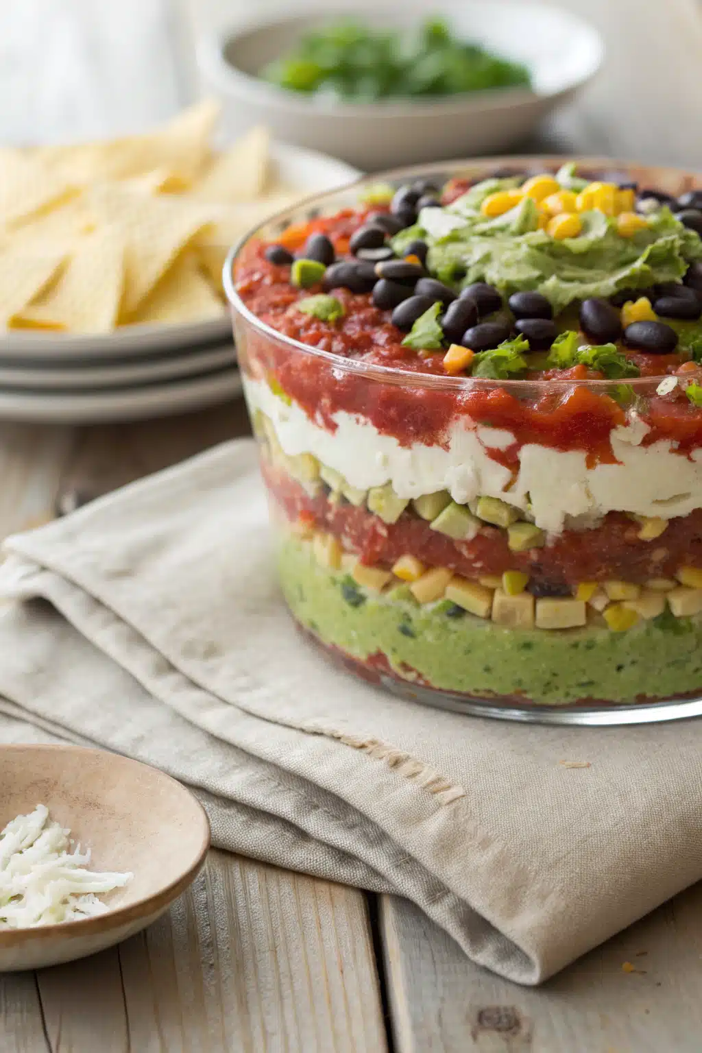 5 Layer Dip slice on plate showing perfect texture and swirl pattern