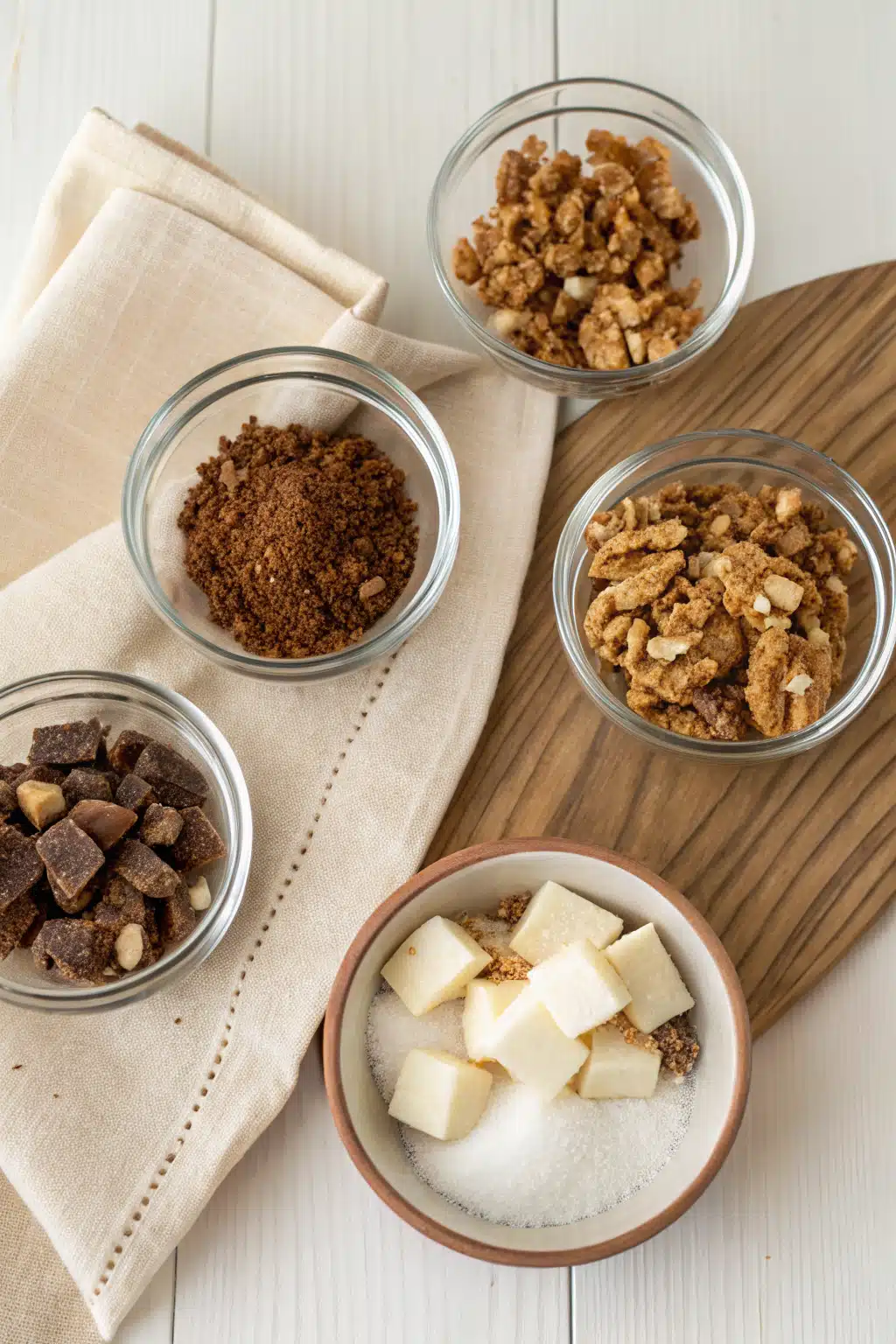 Better Than Anything Toffee Recipe beautifully presented from an overhead angle