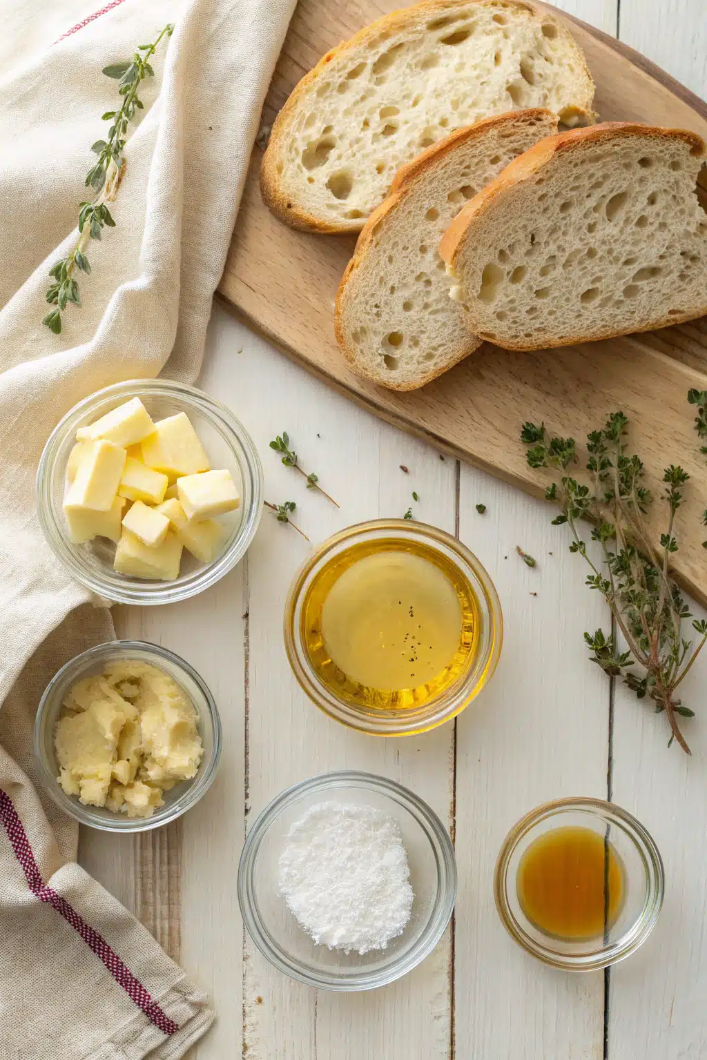 Honey Butter Recipe beautifully presented from an overhead angle