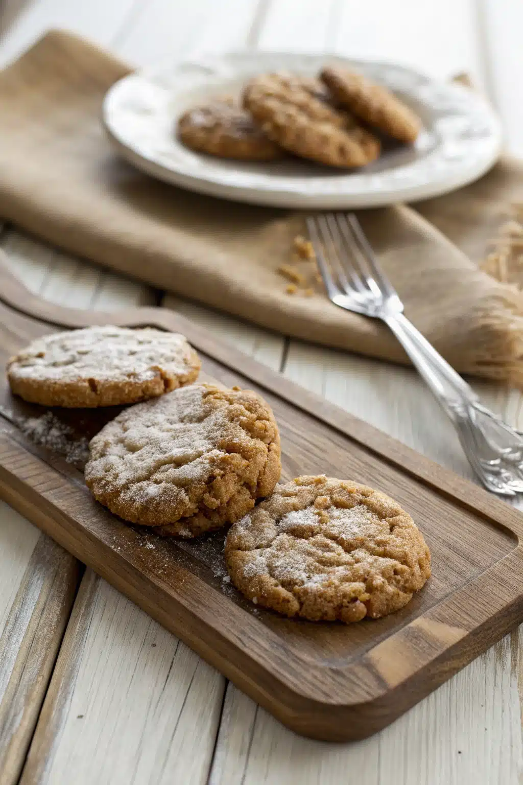 Iced Oatmeal Cookies ingredients organized and measured on kitchen counter