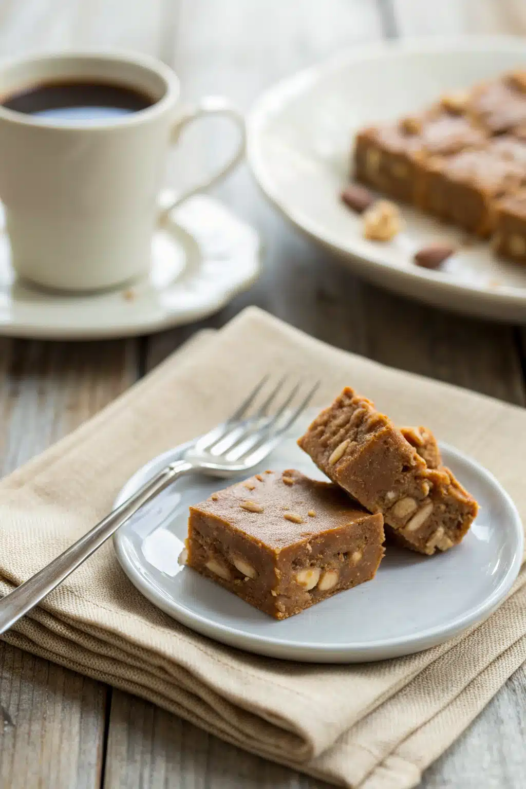 Peanut Butter Fudge Recipe ingredients organized and measured on kitchen counter