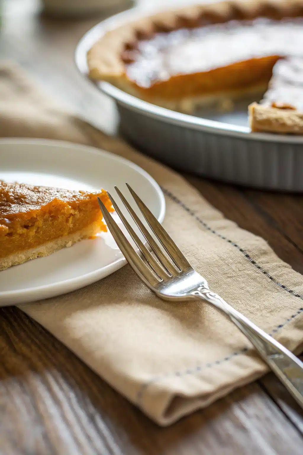 Pumpkin Spice Crisp ingredients organized and measured on kitchen counter