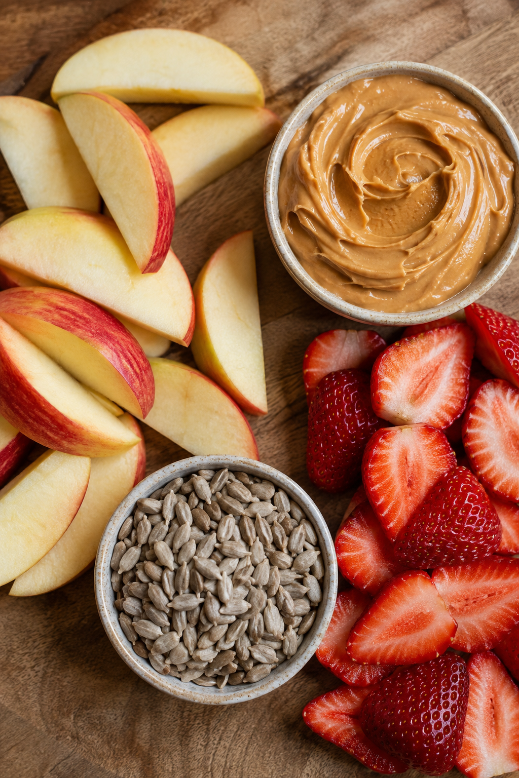 Ingredients measured for apple monster mouths
