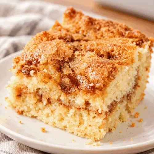 coffee cake recipe finished coffee cake