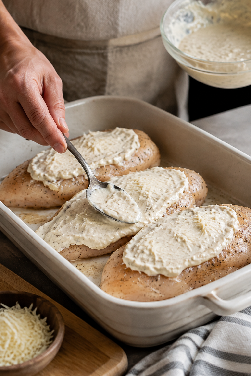 Preparing melt in your mouth chicken step by step