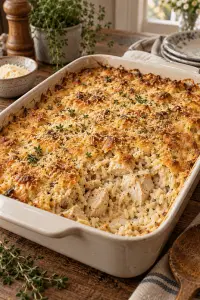 old school chicken and rice casserole