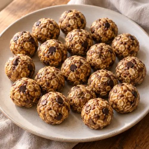 Weight Watchers snacks: peanut butter oat bites