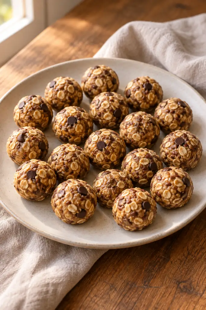 Weight Watchers snacks: peanut butter oat bites