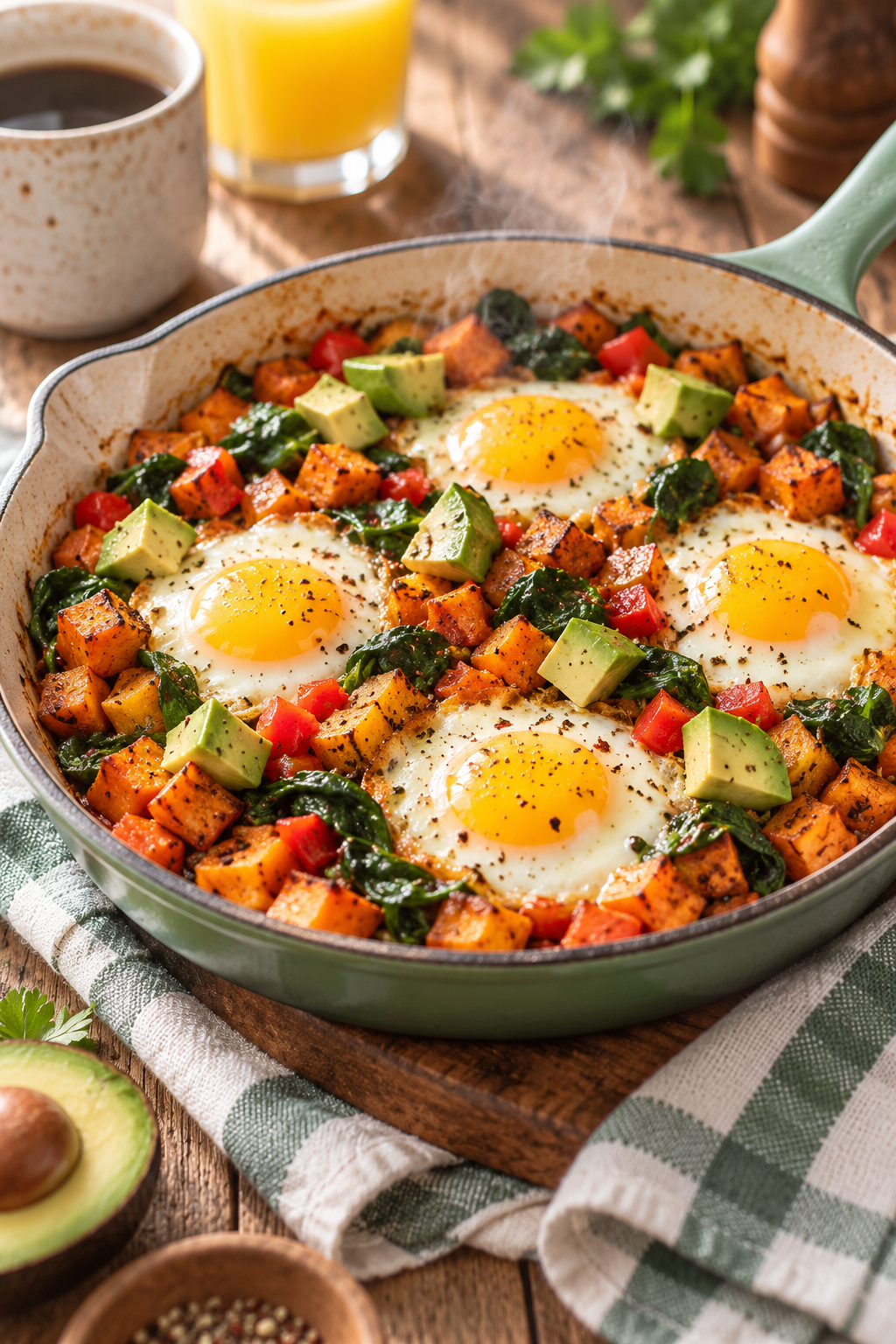 21 day fix breakfast recipes sweet potato hash finished