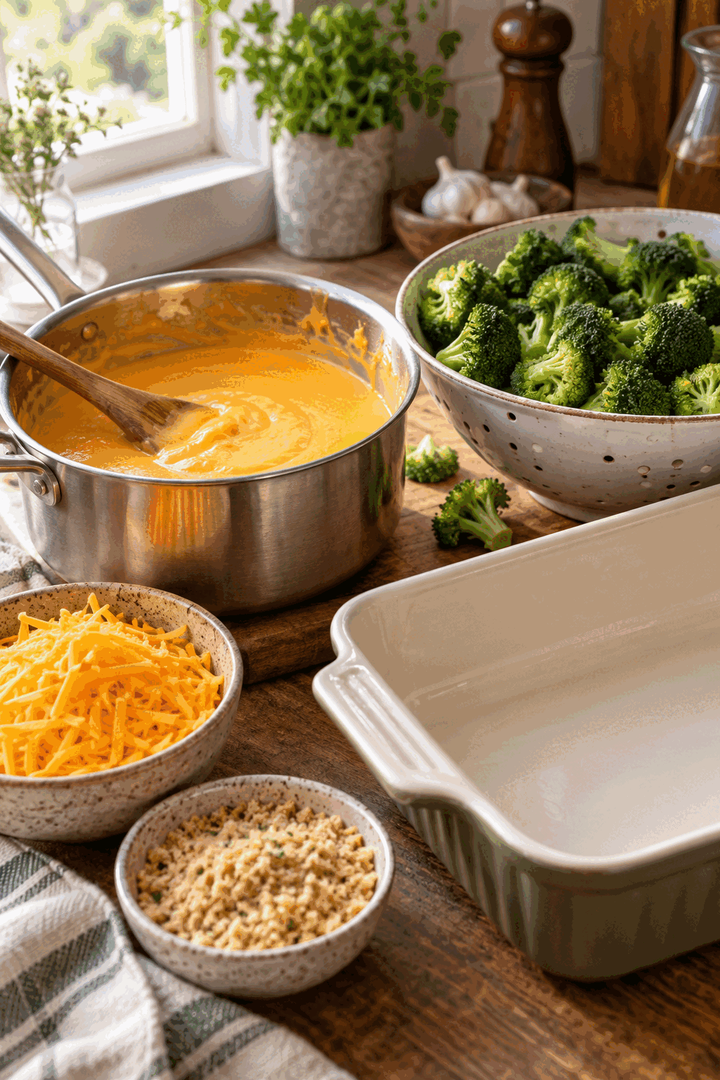 broccoli casserole preparation