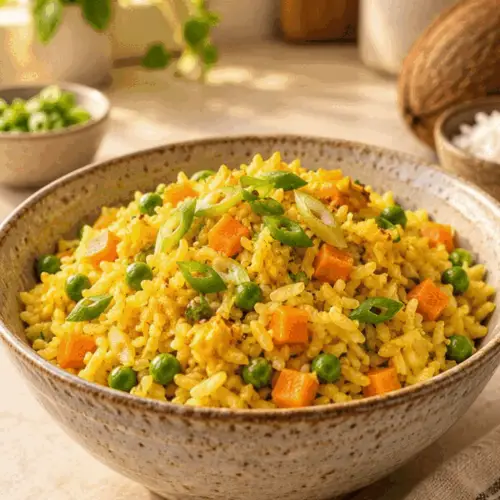 Coconut curry fried rice