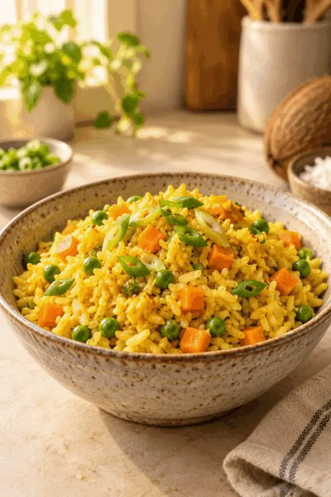 Coconut curry fried rice