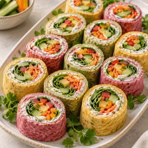 wrap roll ups finished dish