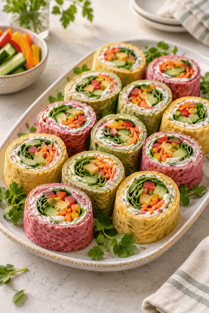 wrap roll ups finished dish