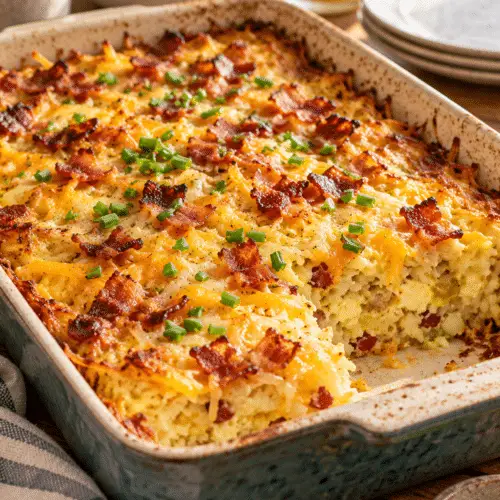 easy hash brown breakfast casserole