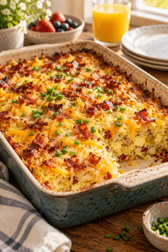 easy hash brown breakfast casserole