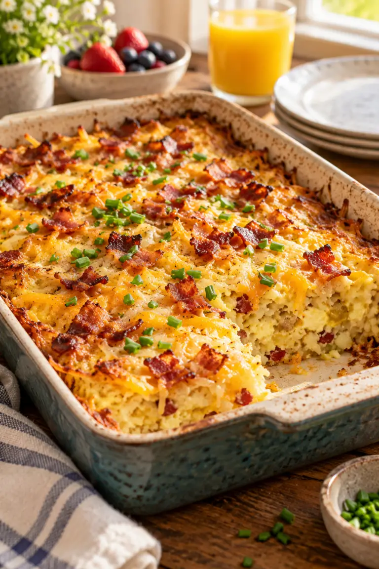 easy hash brown breakfast casserole