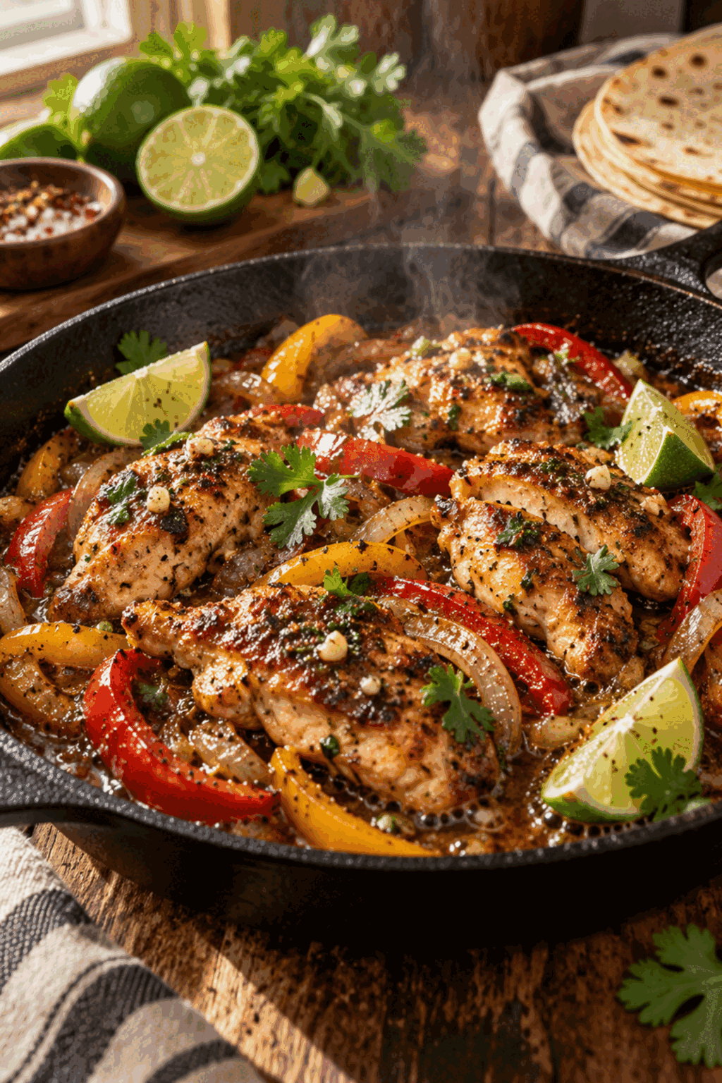fajita cooking
