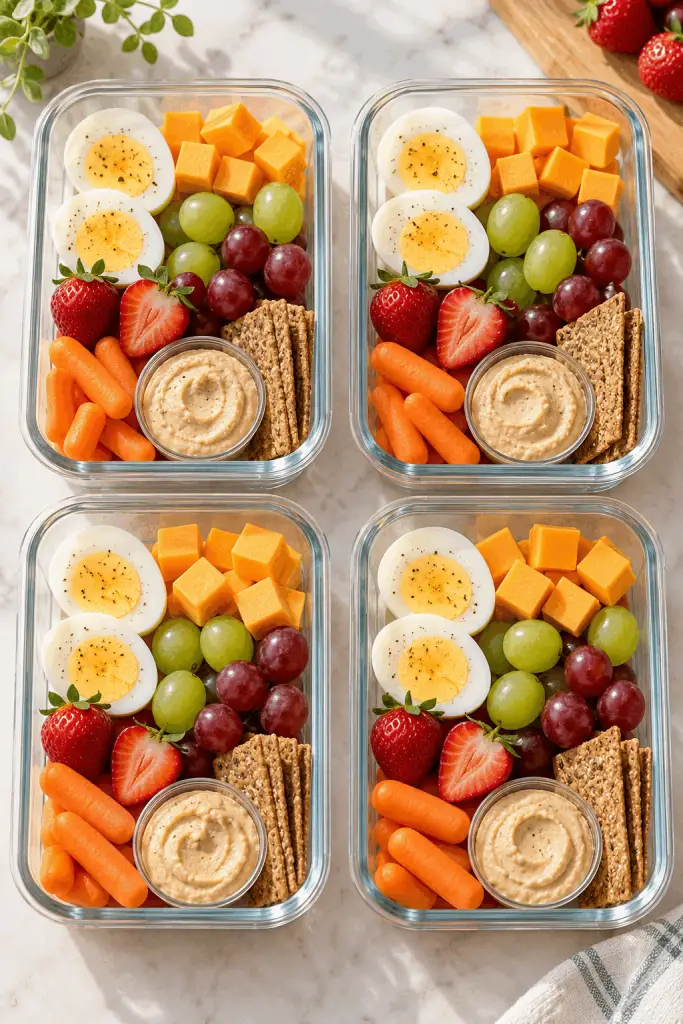 protein breakfast boxes finished dish