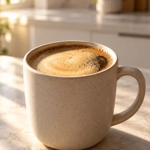 keto coffee recipe in a creamy mug