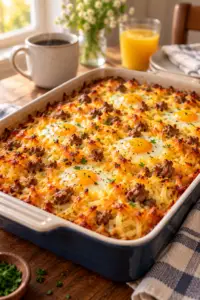 sausage hash brown breakfast casserole